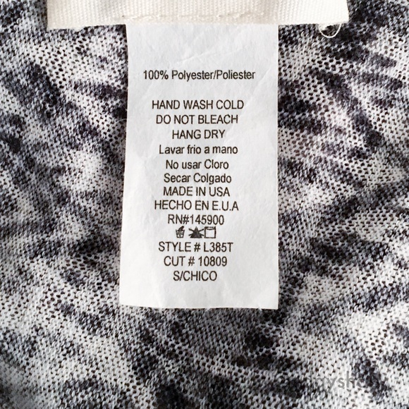 Grommet Lace Back L/S Top - Picture 4 of 4